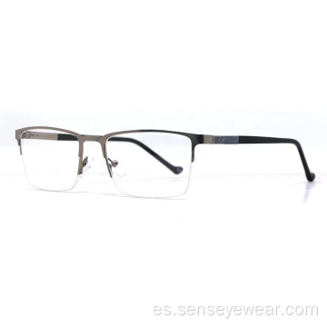 Marco de lentes ópticos de moda de hombres cuadrados TR90